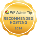 WP Admin Tip Recommended Hosting 2024